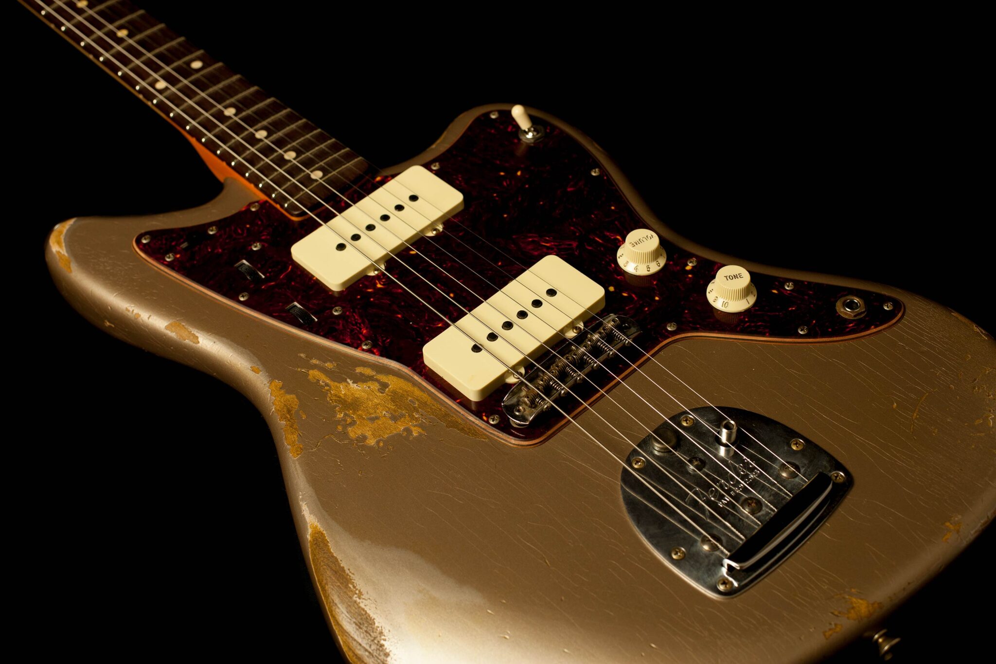 Fender Jazzmaster Heavy Relic Shoreline Gold Gitarren Total