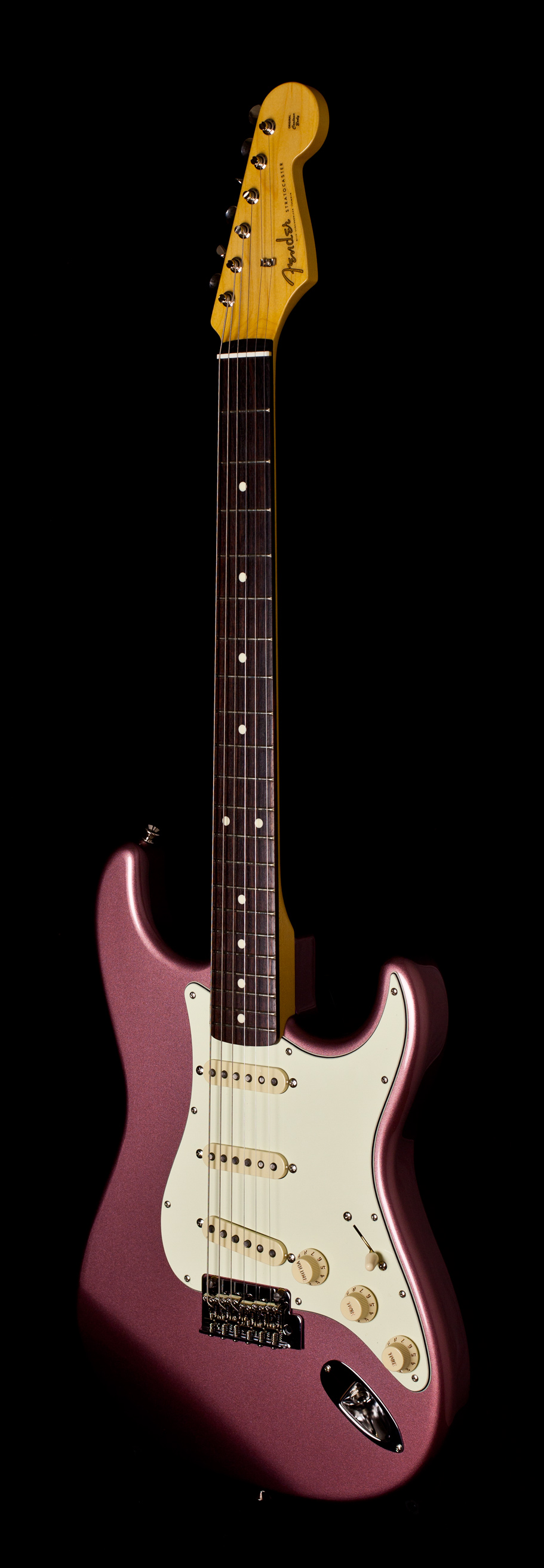 Fender Stratocaster Hybrid Burgundy Mist Metallic Gitarren Total