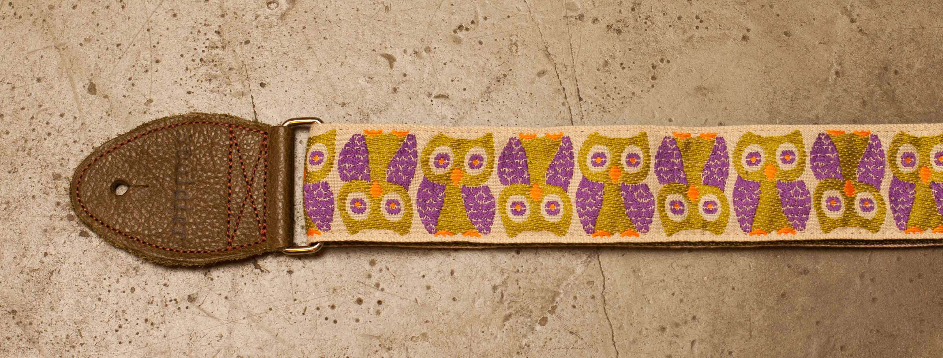 Souldier Owls Guitar Strap - Olive