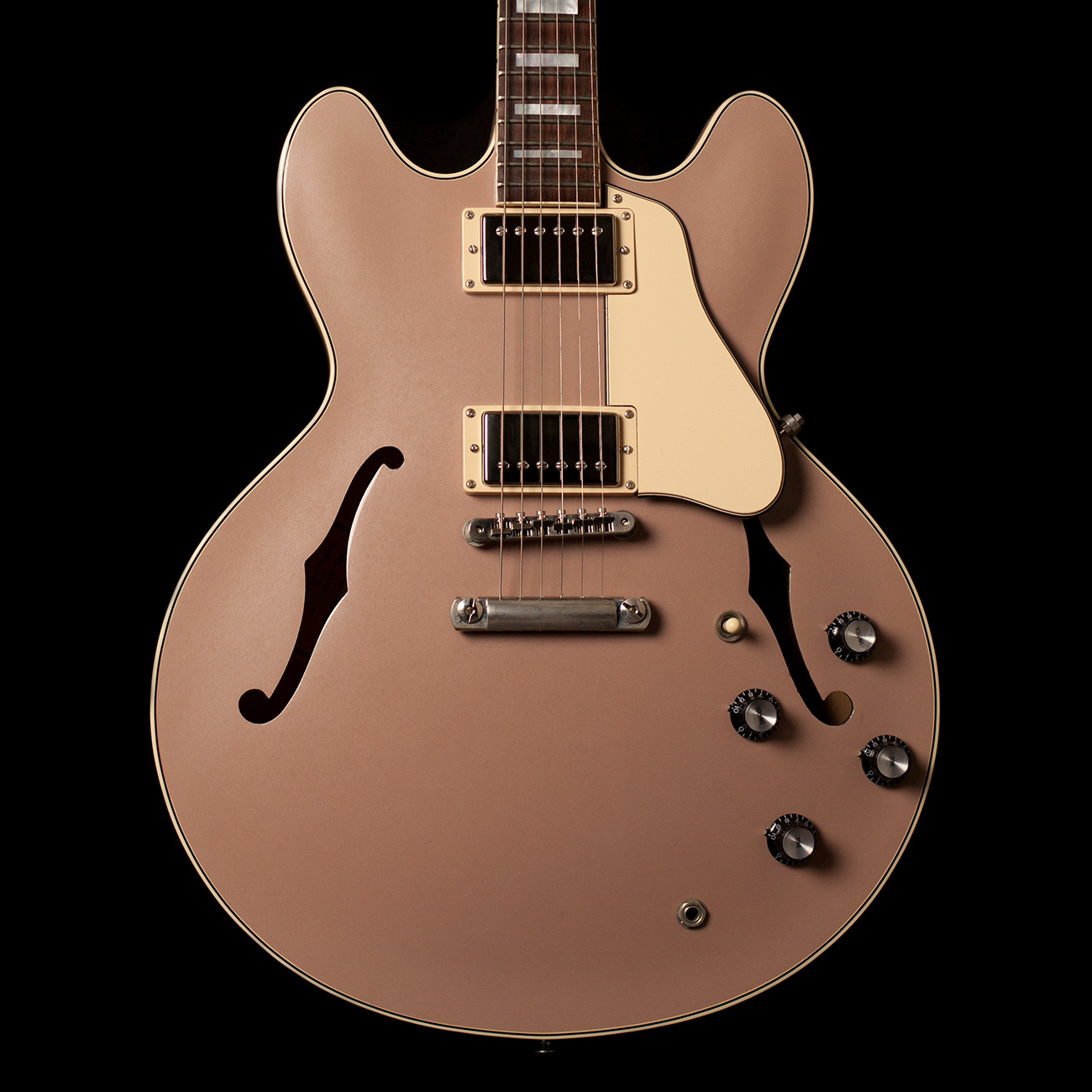 Gibson ES-335 Big Block Retro Wood Rose Metallic Limited Run 2018 