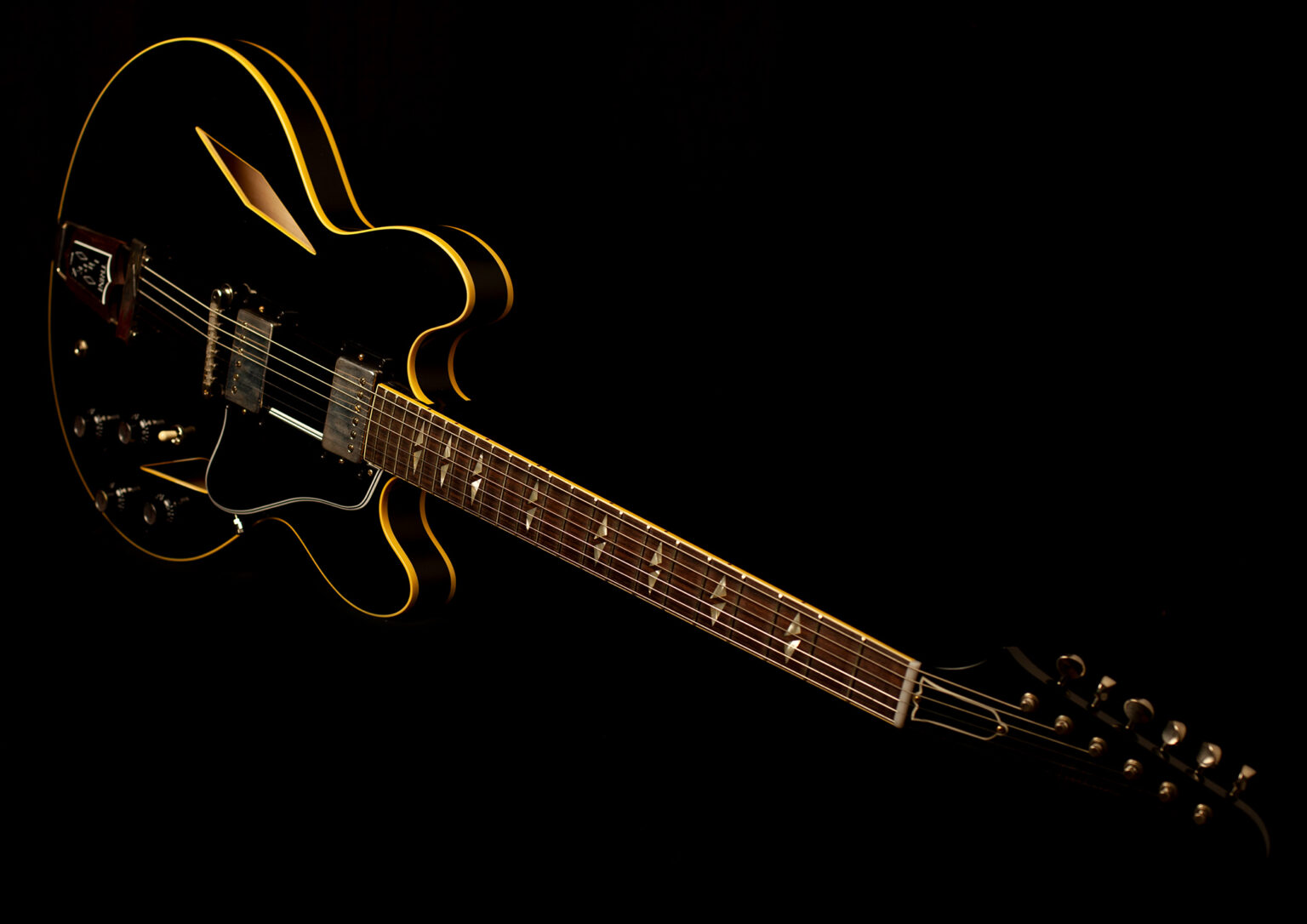 Gibson ES-335 1964 VOS Trini Lopez Sixties Ebony – Bild 7