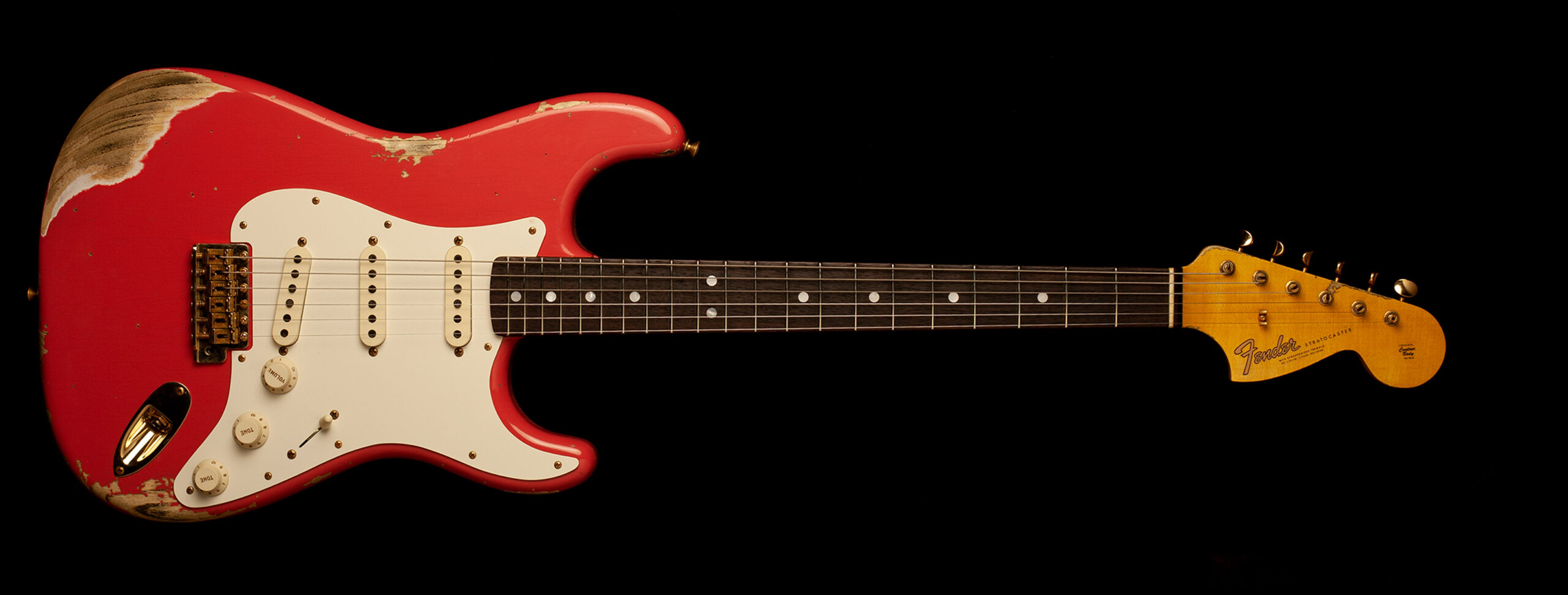 Faded fiesta on sale red stratocaster