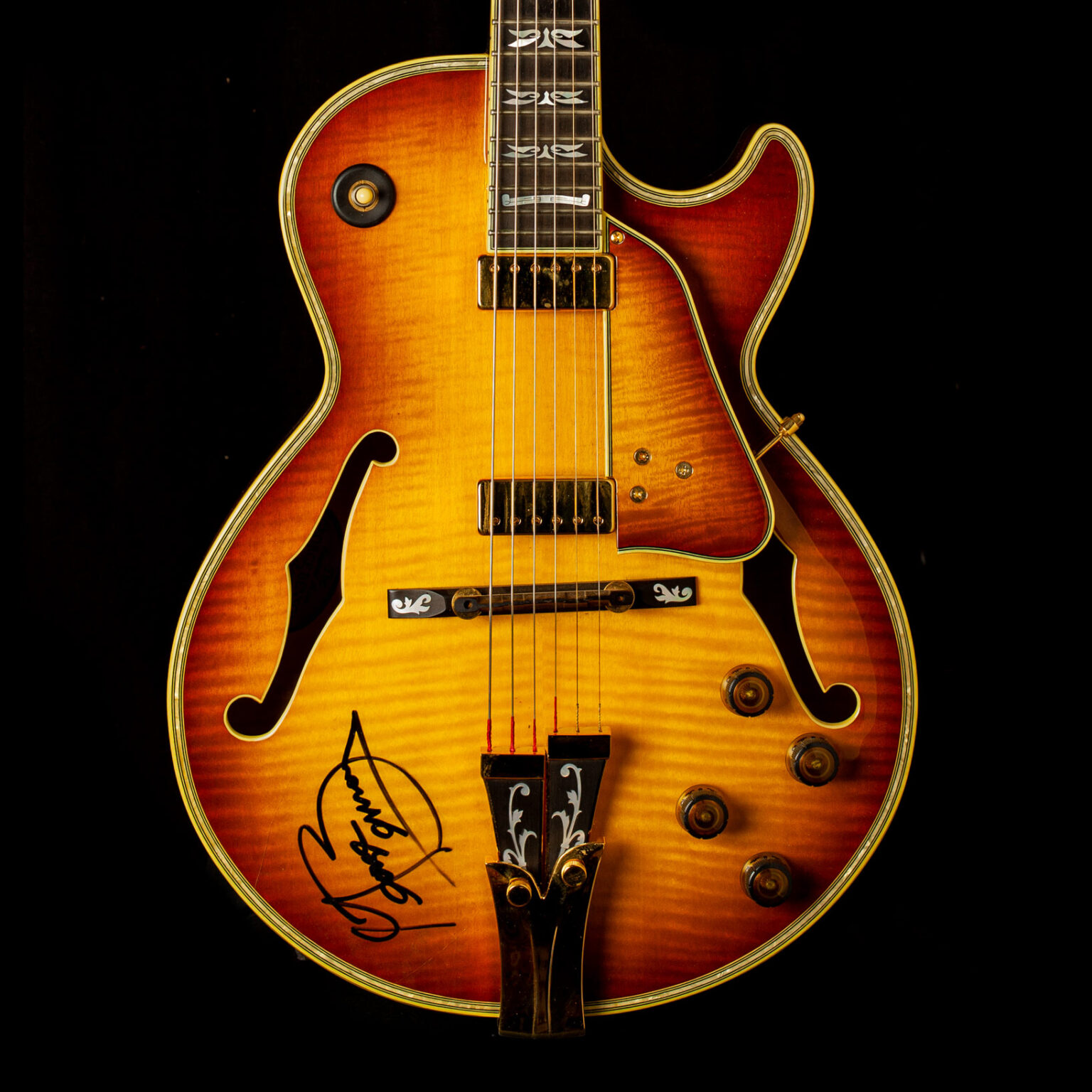 Ibanez GB100 Sunburst Signed by George Benson 2004 – Bild 2