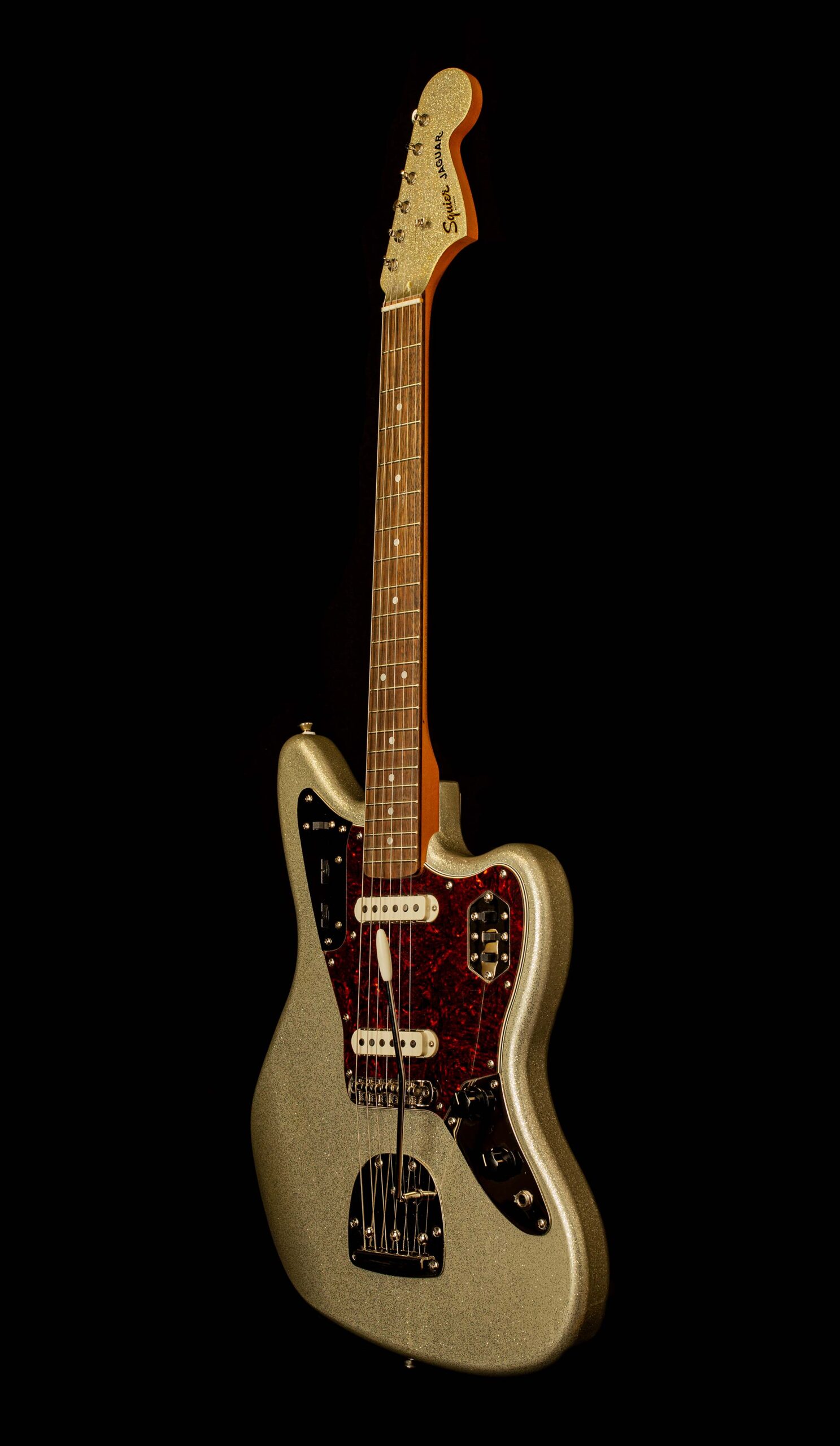 Squier Jaguar Classic Vibe '60s Silver Sparkle FSR - Gitarren Total