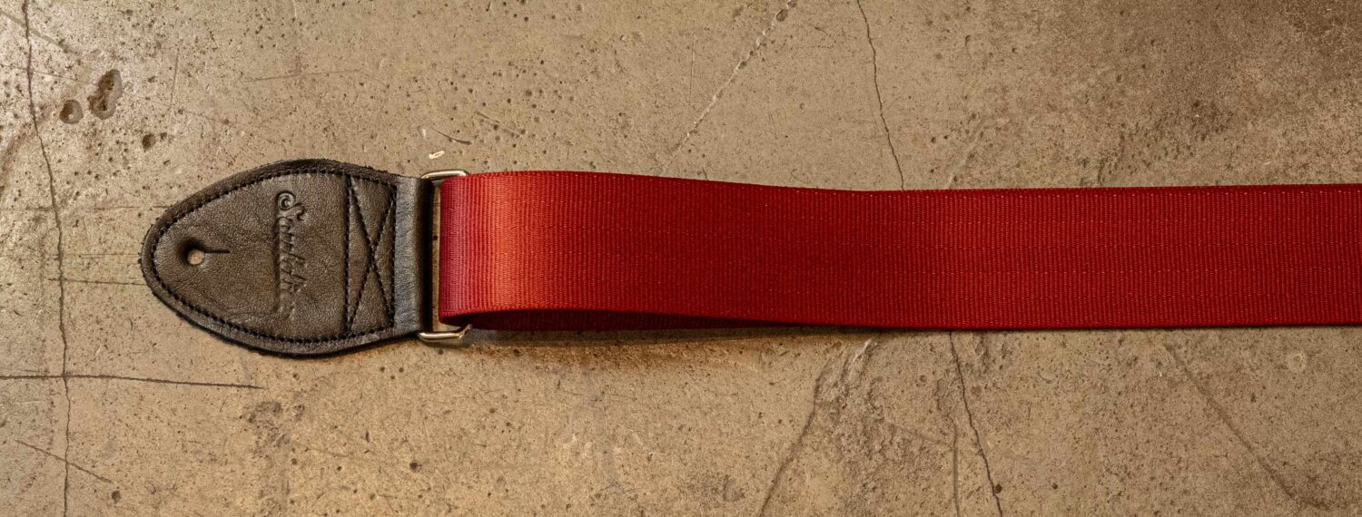 Souldier Strap Plain Dark Red/Black